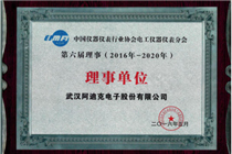 恭祝我司當選為中國電工儀器儀表協(xié)會第六屆理事單位！